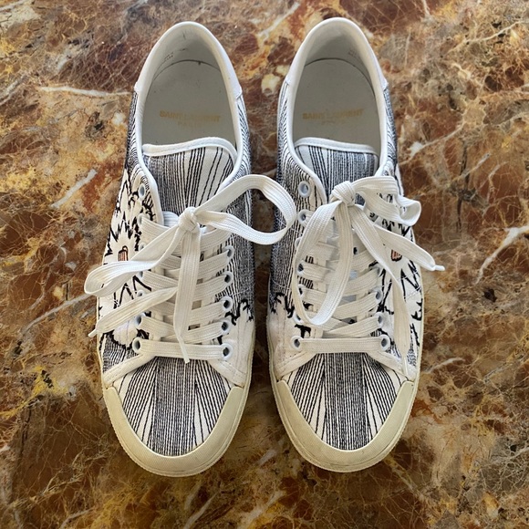 Saint Laurent Shoes - Saint Laurent Fist Sneakers